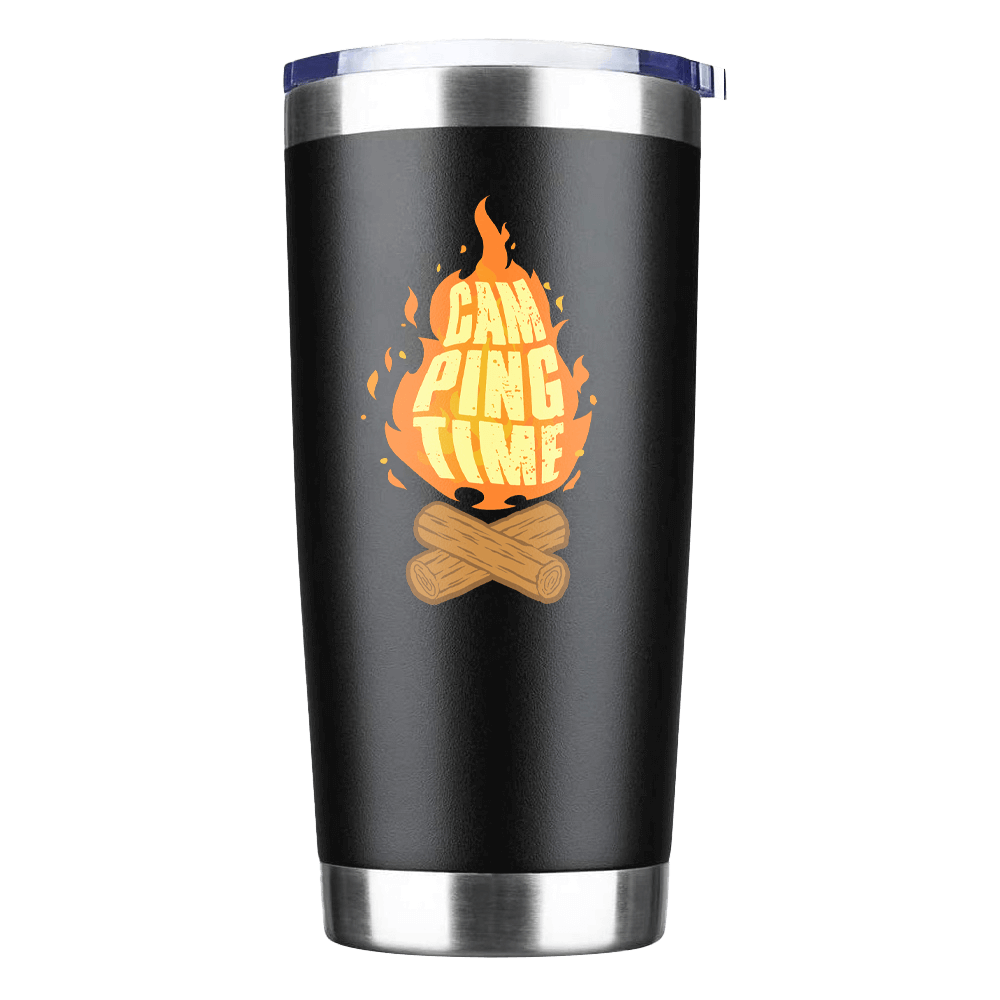 Camping Time 20oz Insulated Vacuum Sealed Tumbler