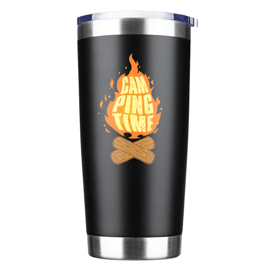 Camping Time 20oz Insulated Vacuum Sealed Tumbler
