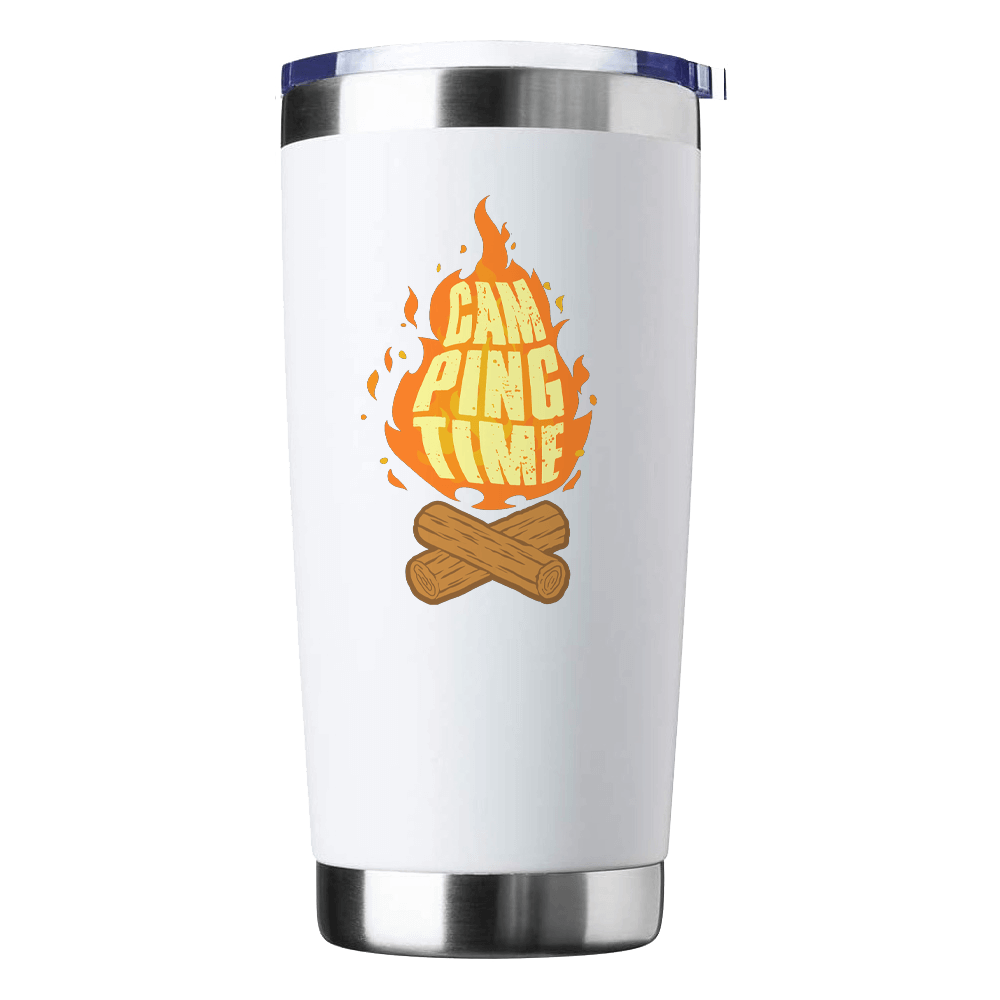 Camping Time 20oz Insulated Vacuum Sealed Tumbler