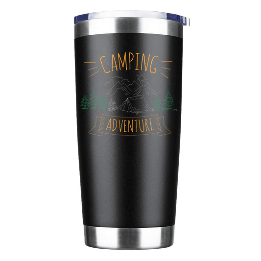 Camping Adventure 20oz Insulated Vacuum Sealed Tumbler