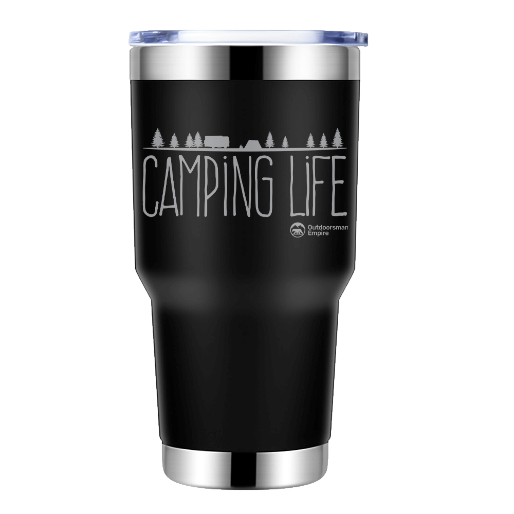 Camping Life 30oz Insulated Vacuum Sealed Tumbler
