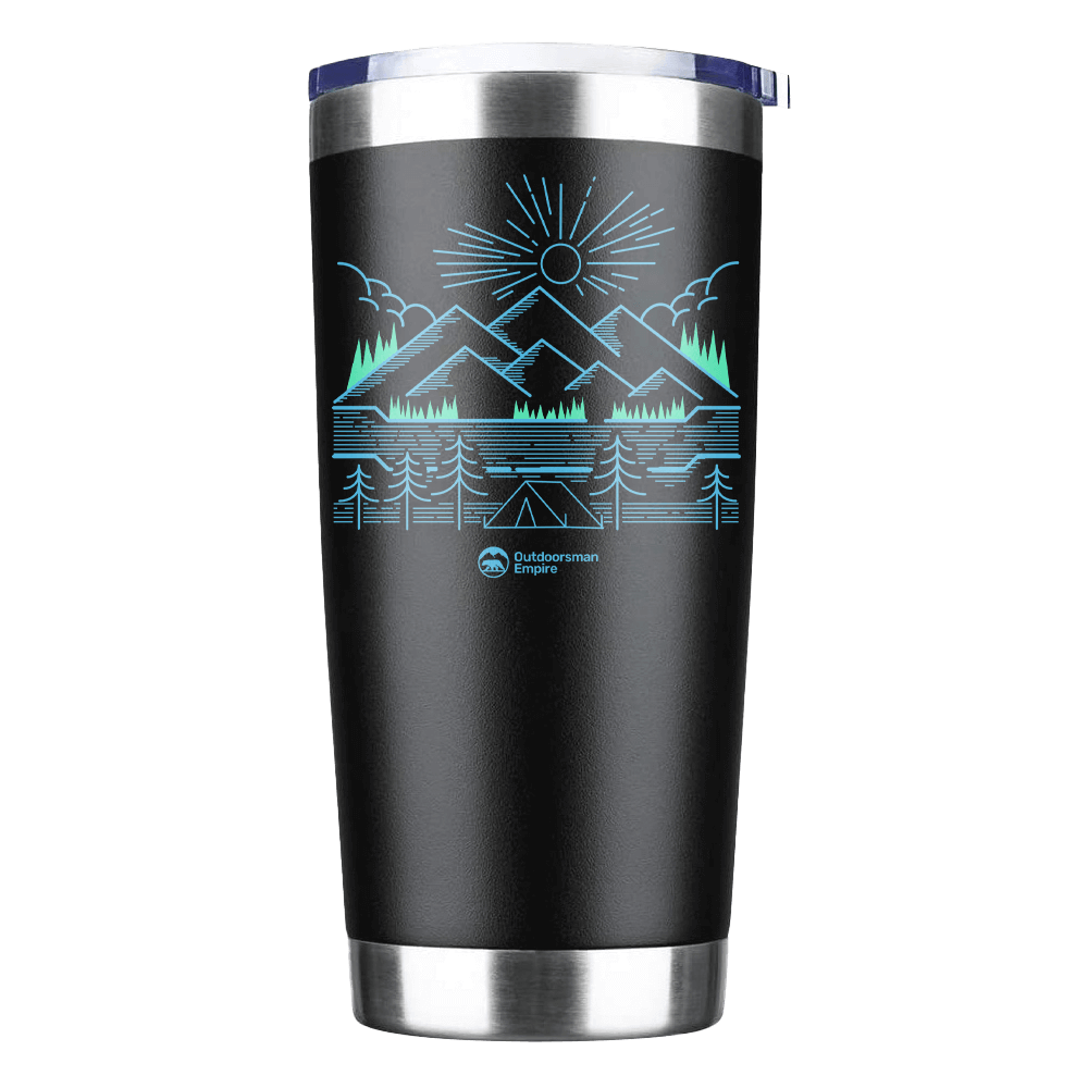 Camping Lines 2 20oz Insulated Vacuum Sealed Tumbler