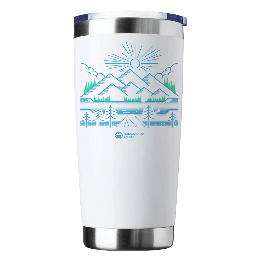Camping Lines 2 20oz Insulated Vacuum Sealed Tumbler