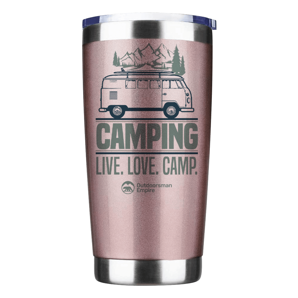 Camping Live Love Camp 20oz Insulated Vacuum Sealed Tumbler