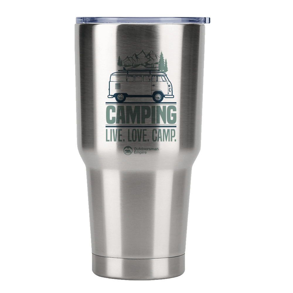 Camping Live Love Camp 30oz Insulated Vacuum Sealed Tumbler