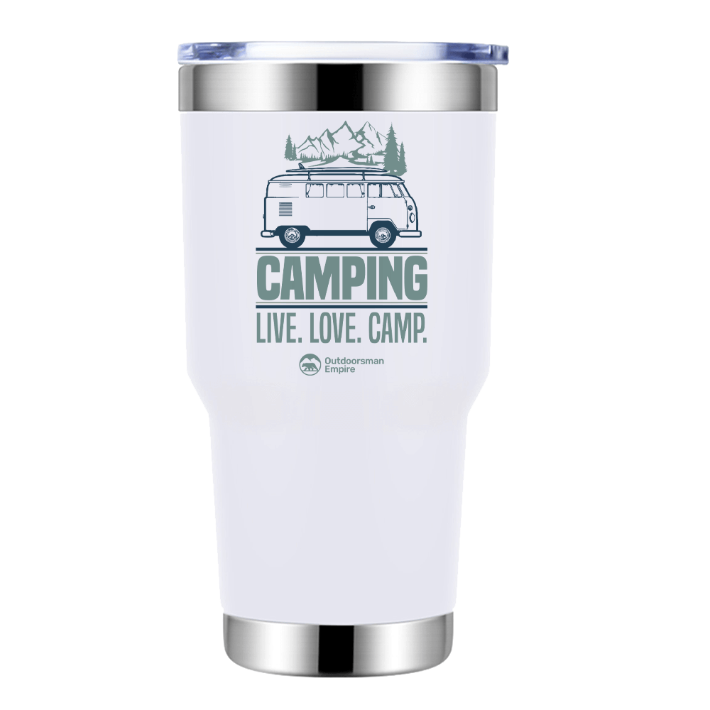 Camping Live Love Camp 30oz Insulated Vacuum Sealed Tumbler