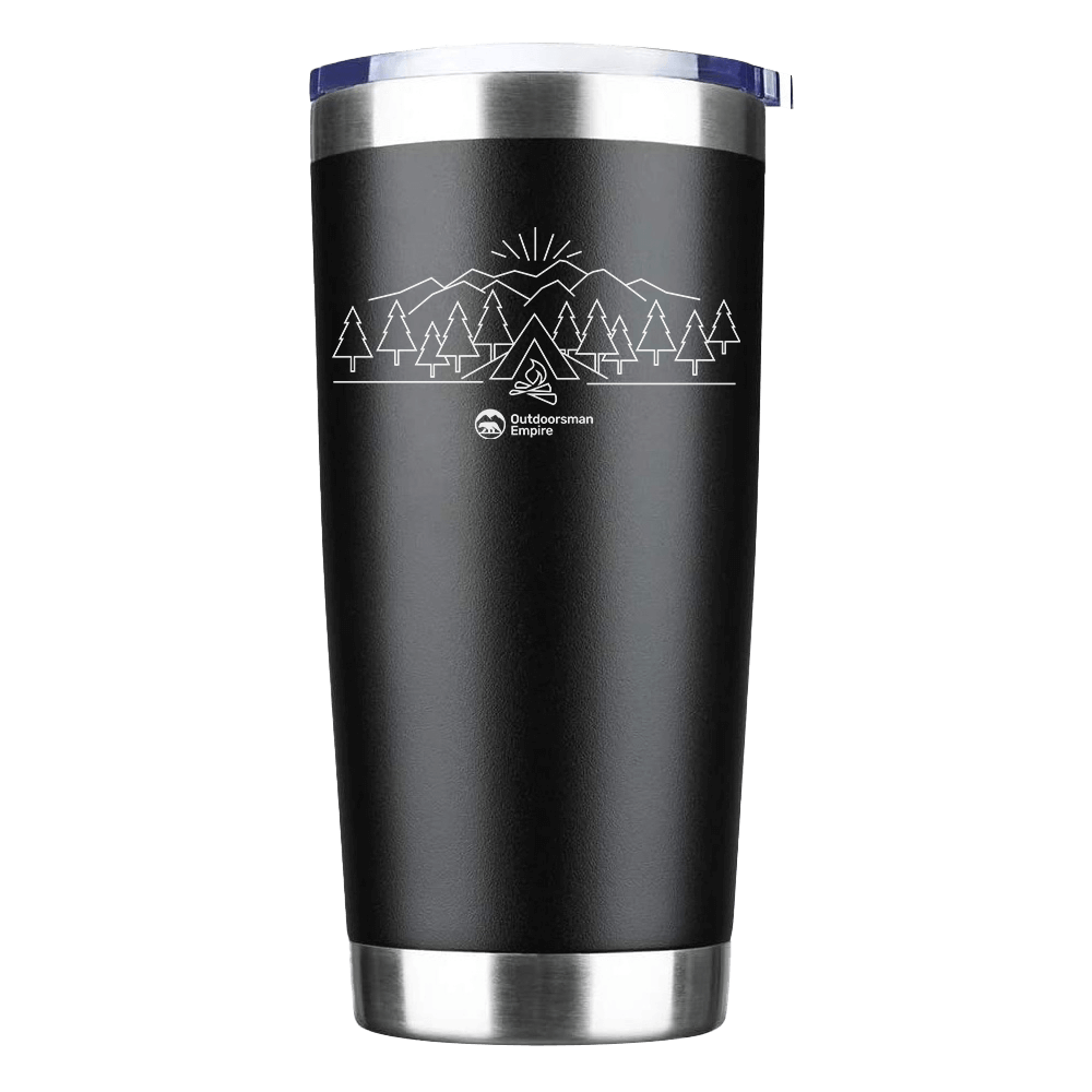 Camping Triangles 20oz Insulated Vacuum Sealed Tumbler