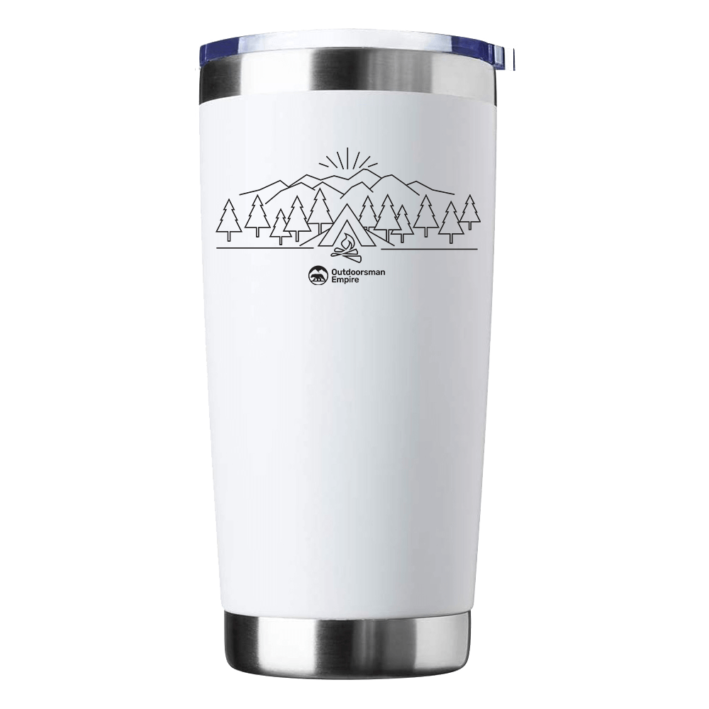 Camping Triangles 20oz Insulated Vacuum Sealed Tumbler