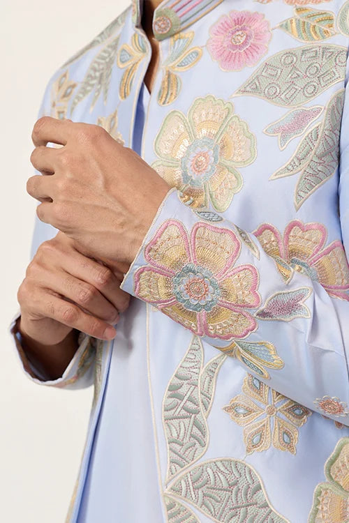 Luxury Carnival Function Special Mens Wear Koti Kurta Set