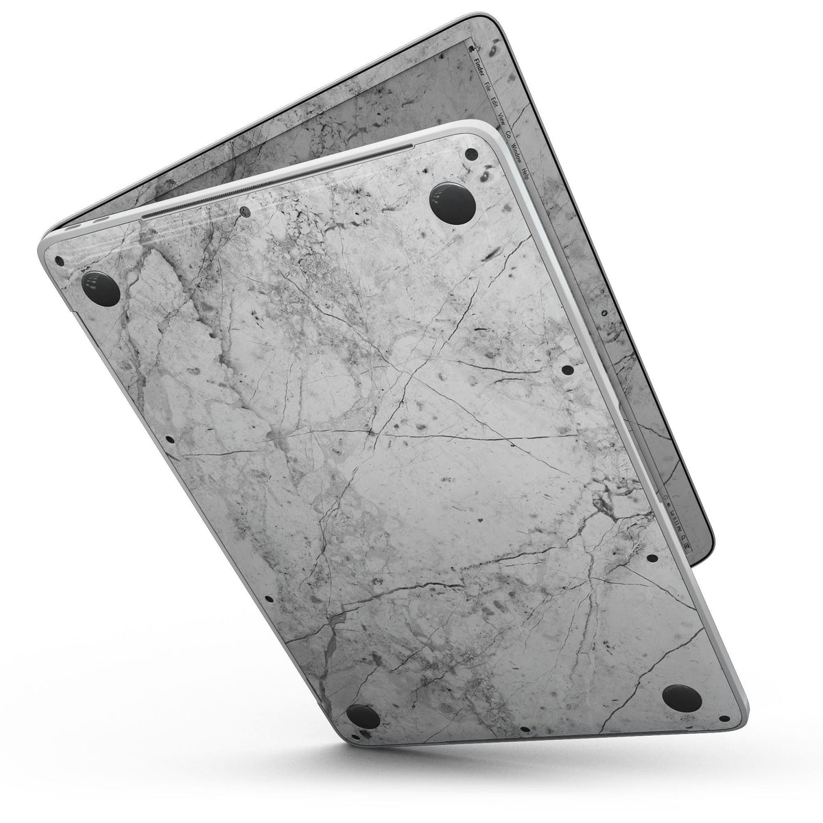 Cracked Marble Surface - MacBook Pro with Touch Bar Skin Kit