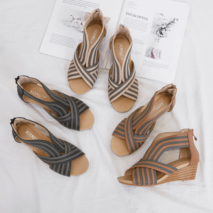 Stylish Women's Fashion Fish Mouth  Sandals