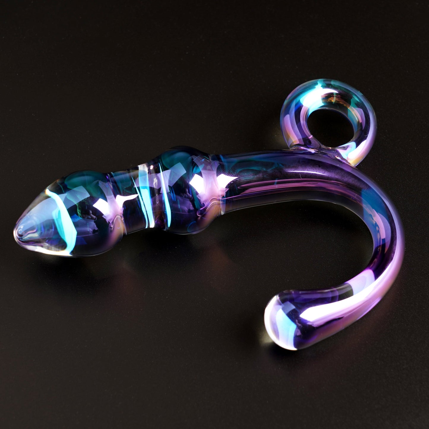 Orchid Pulse Glass Toy with Removable Bullet Vibe