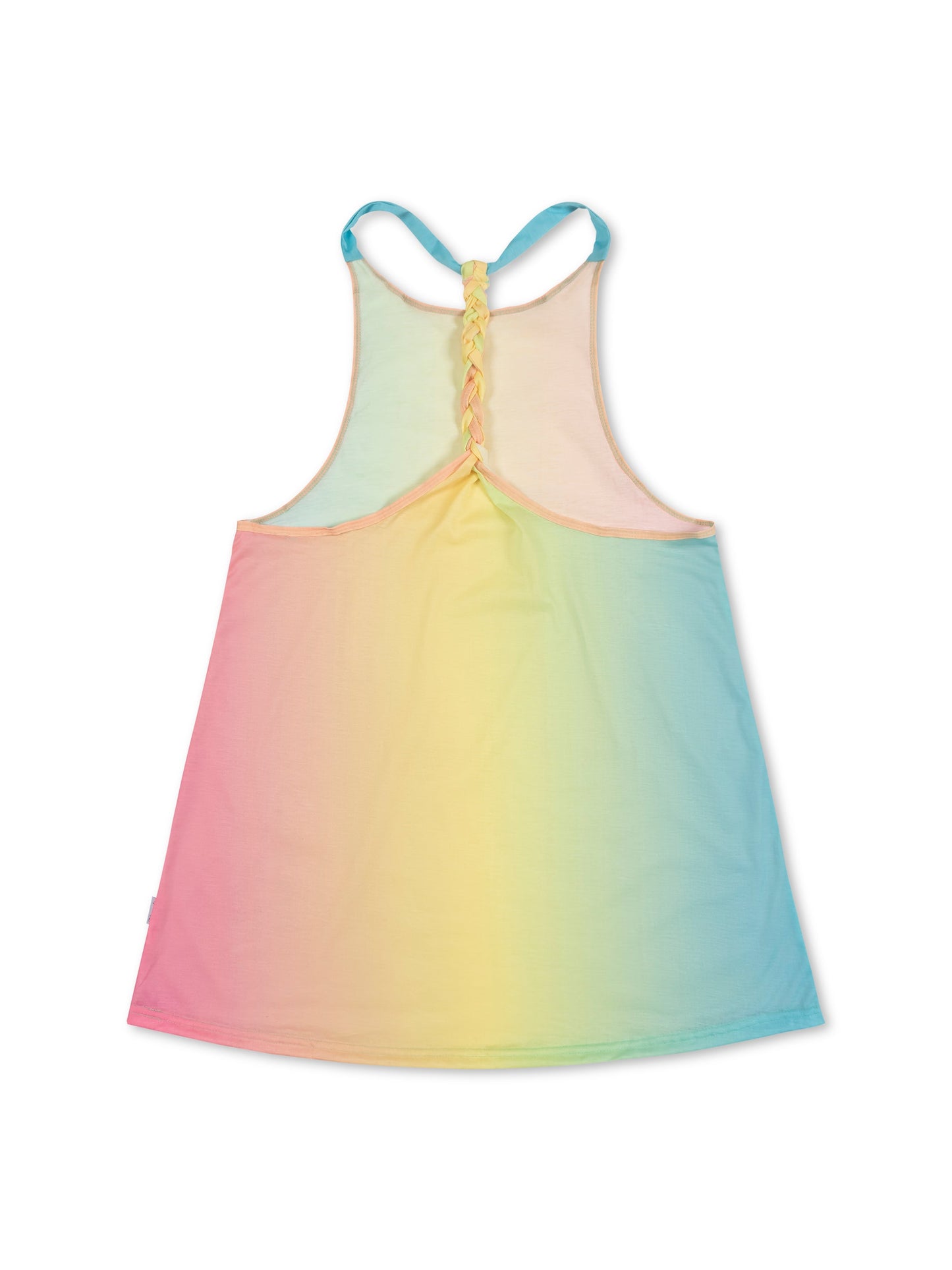 Carrie Rainbow Pastel Swim Coverup Dress