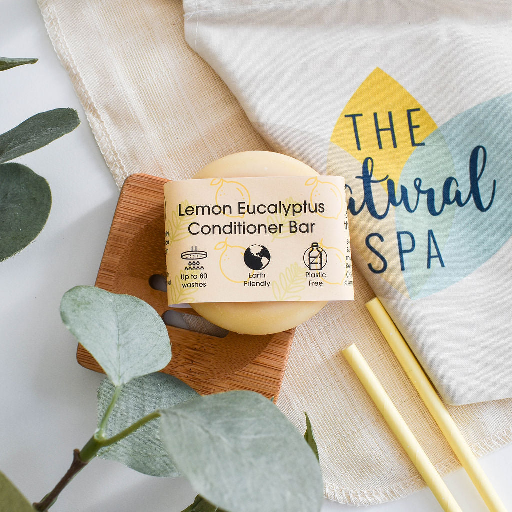 Lemon Eucalyptus Solid Conditioner Bar | Natural Hair Conditioner for