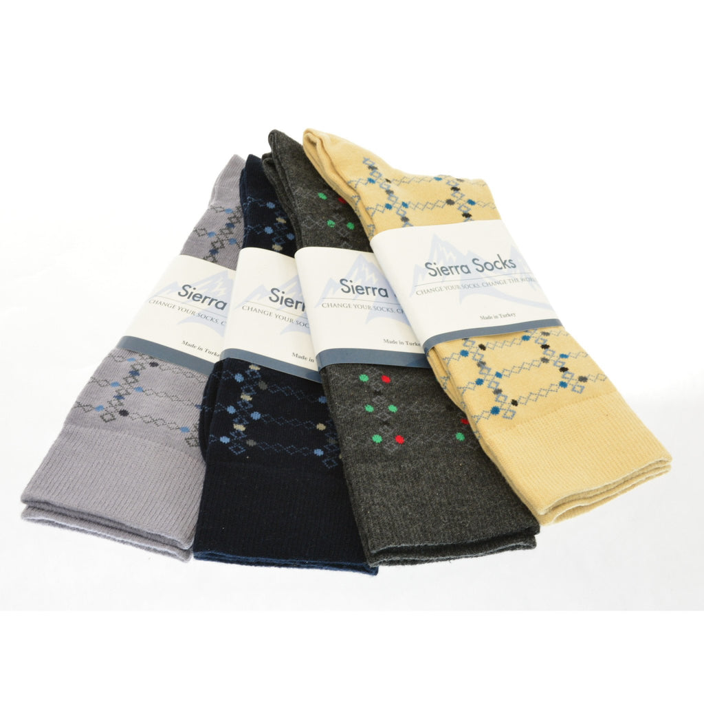 Dress Casual Geometric Pattern Crew