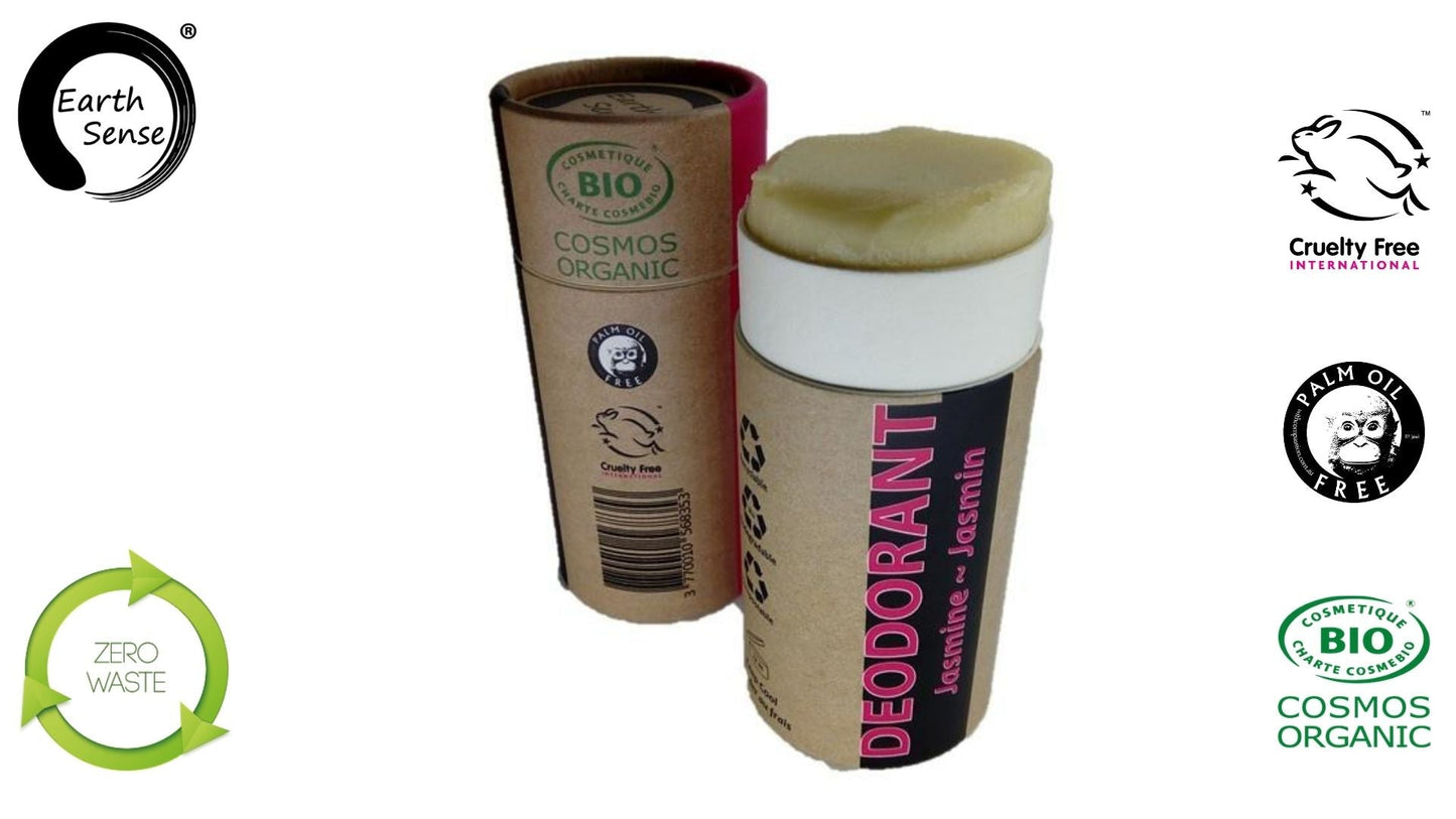 Organic Certified Natural Deodorant - Jasmine 100ml - I piece - 100%