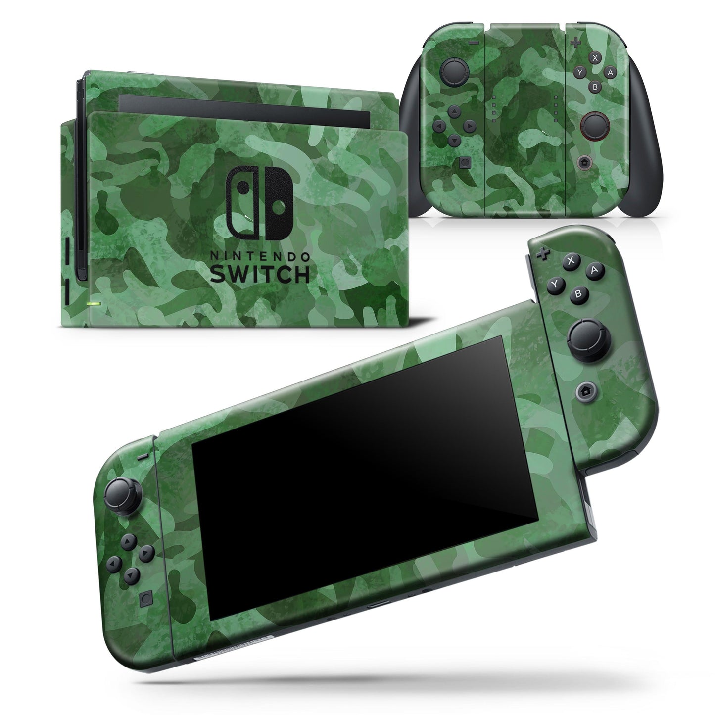Desert Green Camouflage V2 - Vinyl Skin Wrap for Nintendo Switch 2,