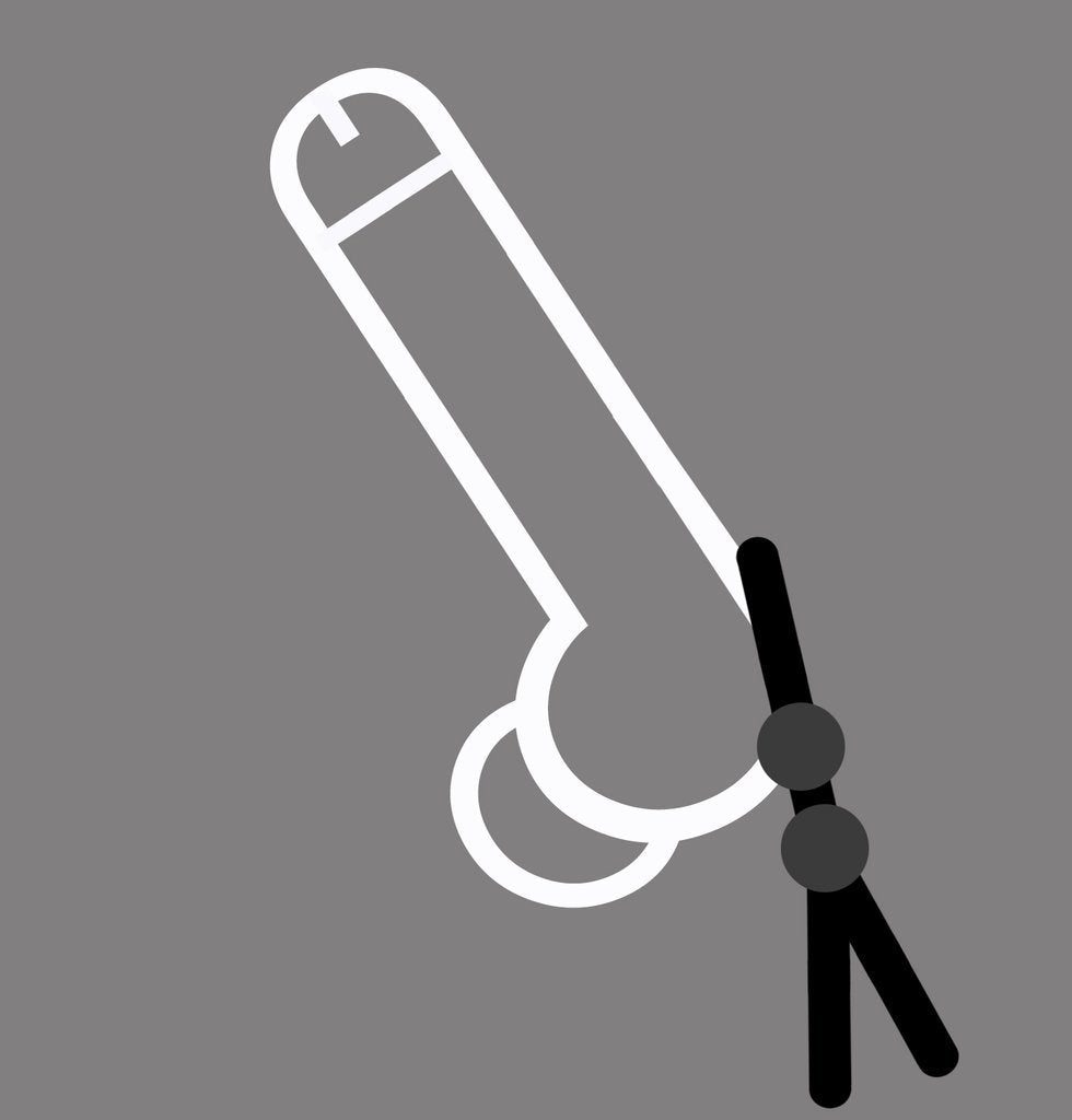 Cock Leash Double