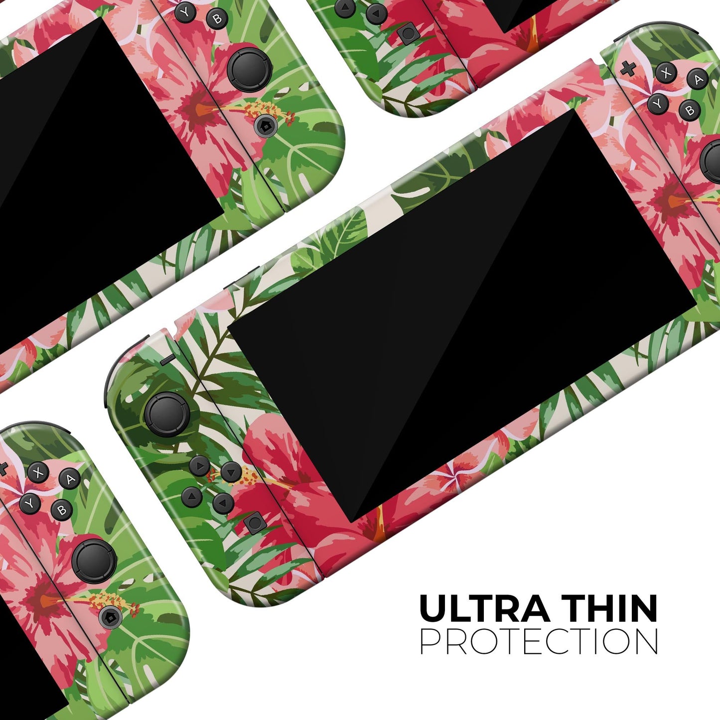 Dreamy Subtle Floral V1 - Vinyl Skin Wrap for Nintendo Switch 2, OLED,