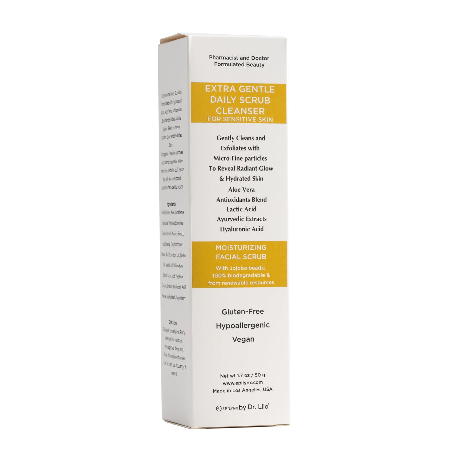 Gentle Exfoliating Face Scrub for Thinning, Sensitive Skin –