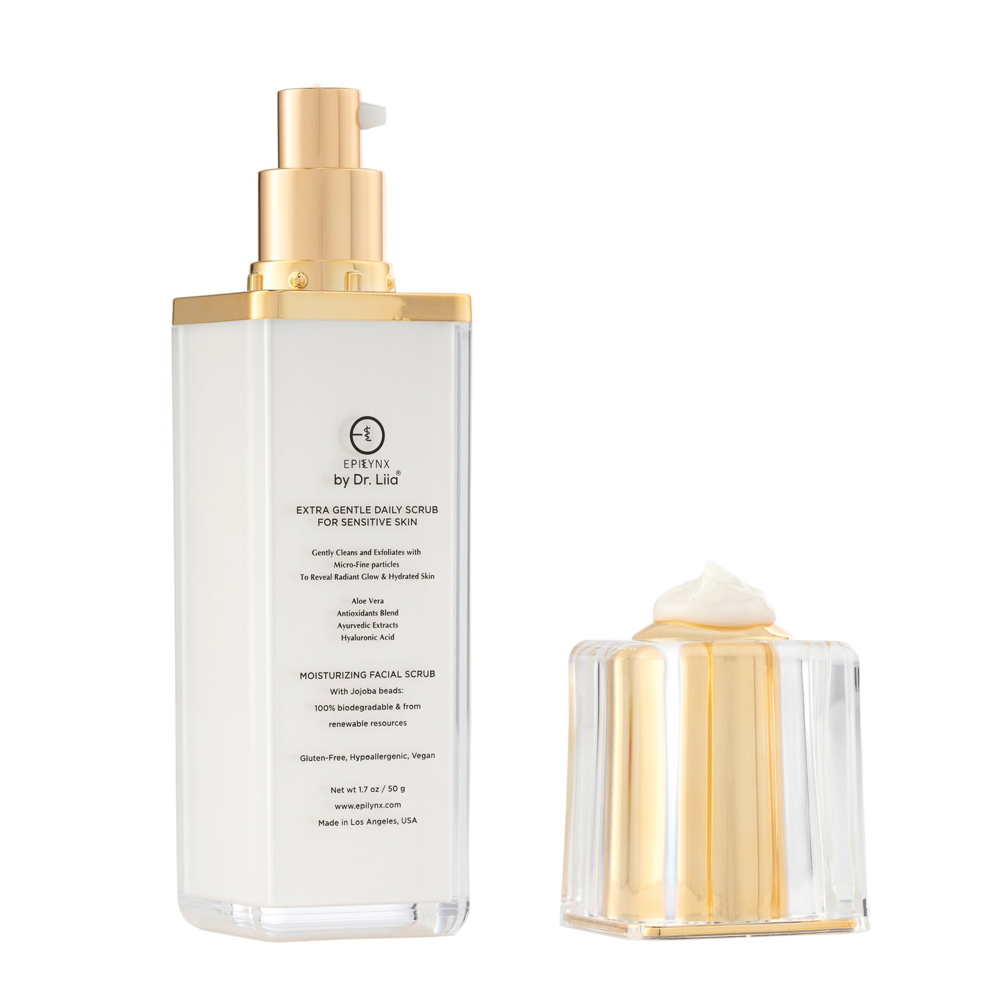 Gentle Exfoliating Face Scrub for Thinning, Sensitive Skin –