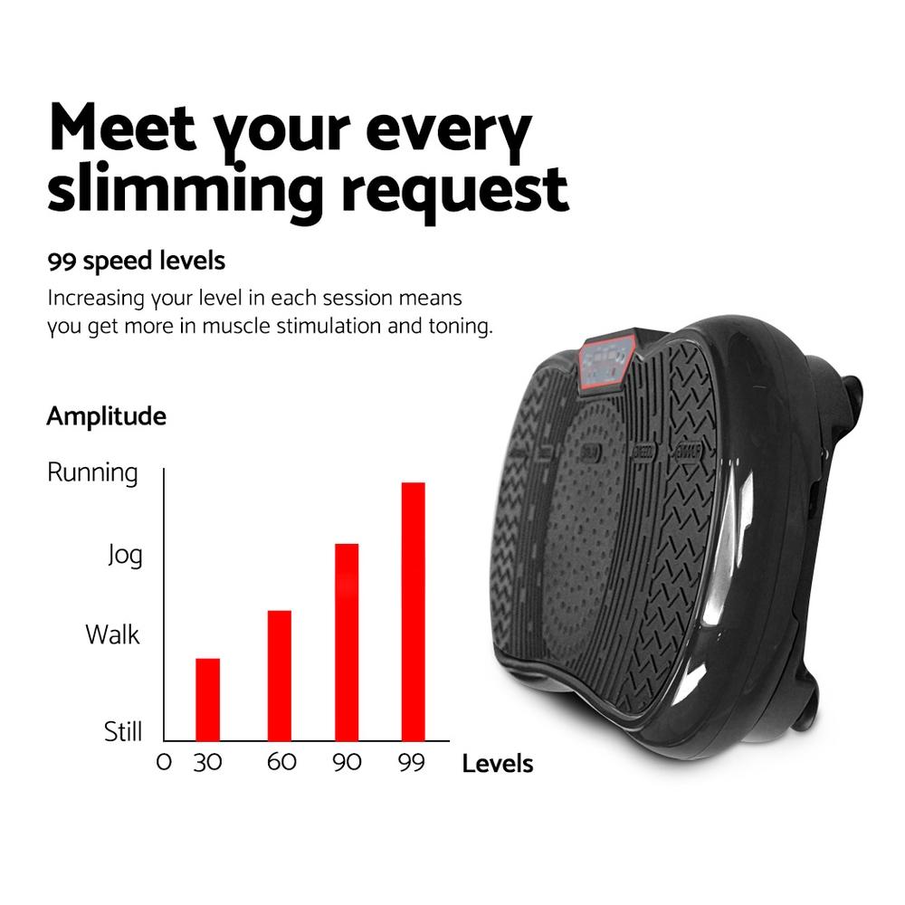Everfit Vibration Machine Platform Vibrator Resistance Rope Home