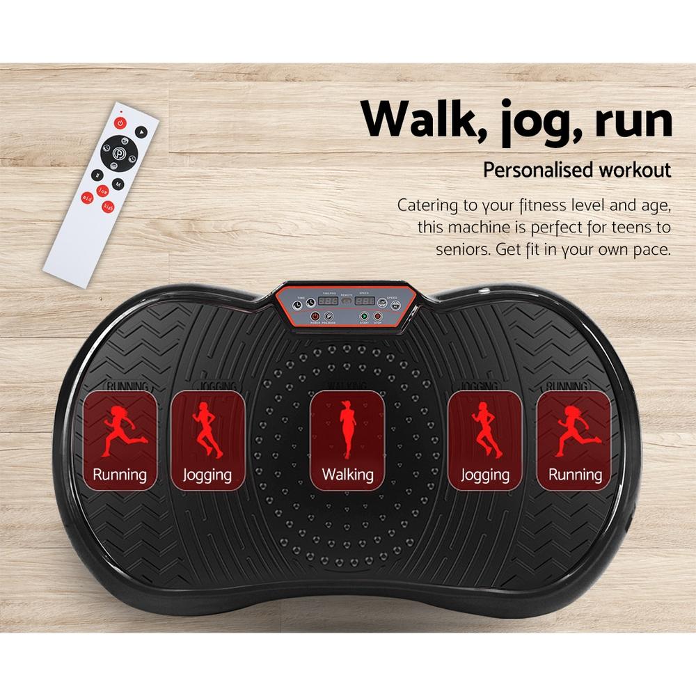 Everfit Vibration Machine Platform Vibrator Resistance Rope Home