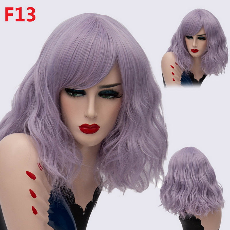 Fashion Sexy Harajuku Lolita Short Wavy Purple