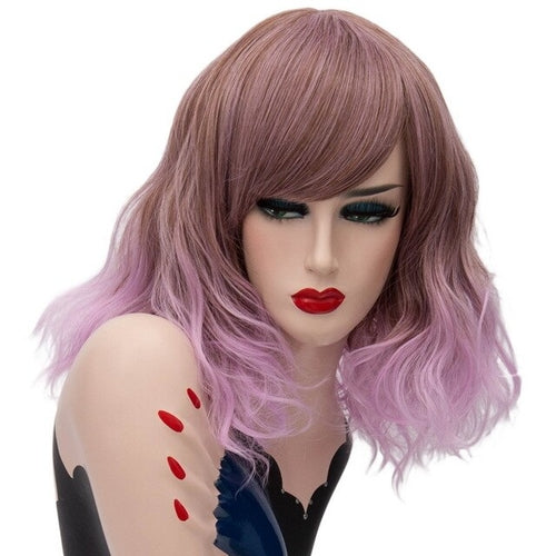 Fashion Sexy Harajuku Lolita Short Wavy Purple