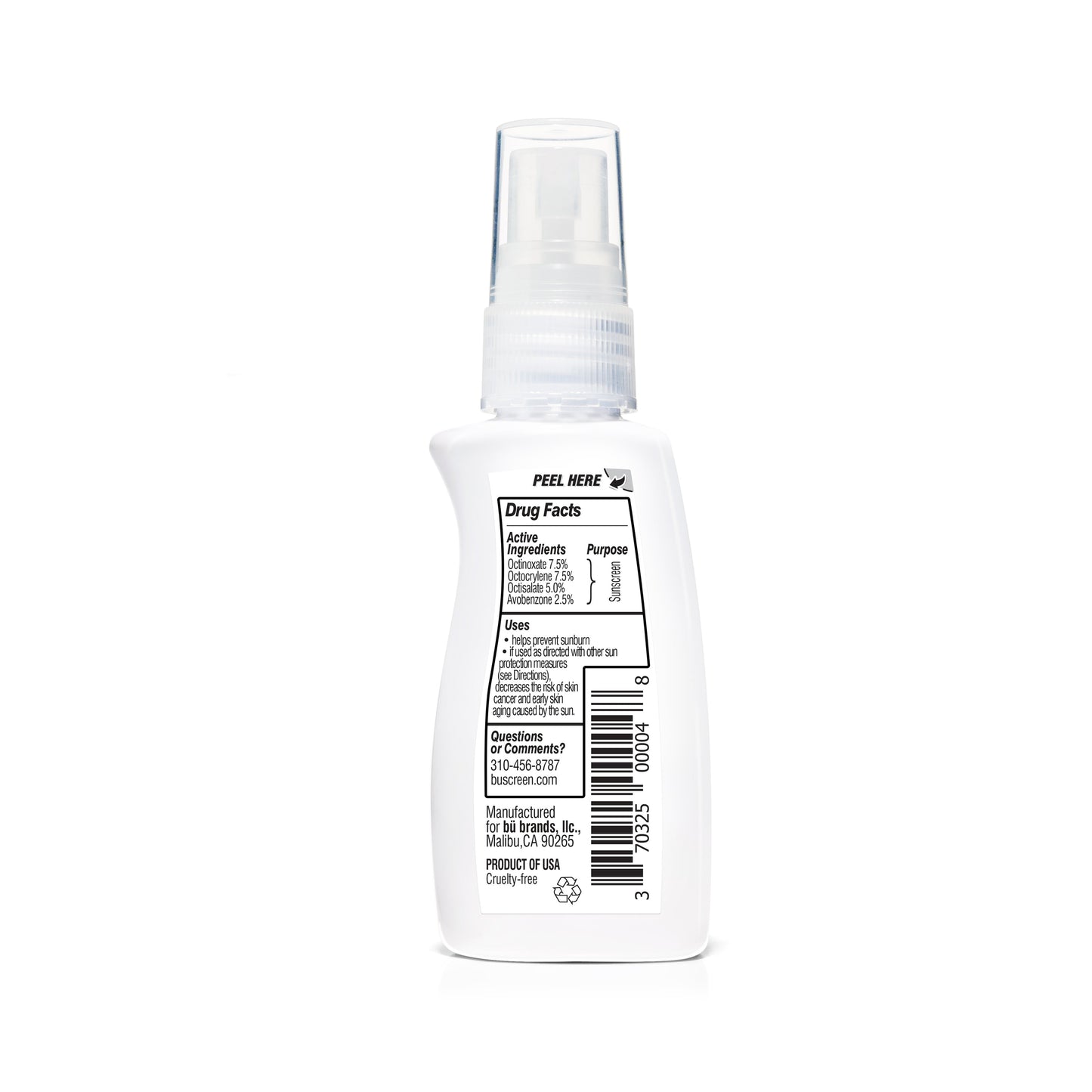 Bu SPF 30 Ultrafine WOWmist™ Sunscreen - White Sage