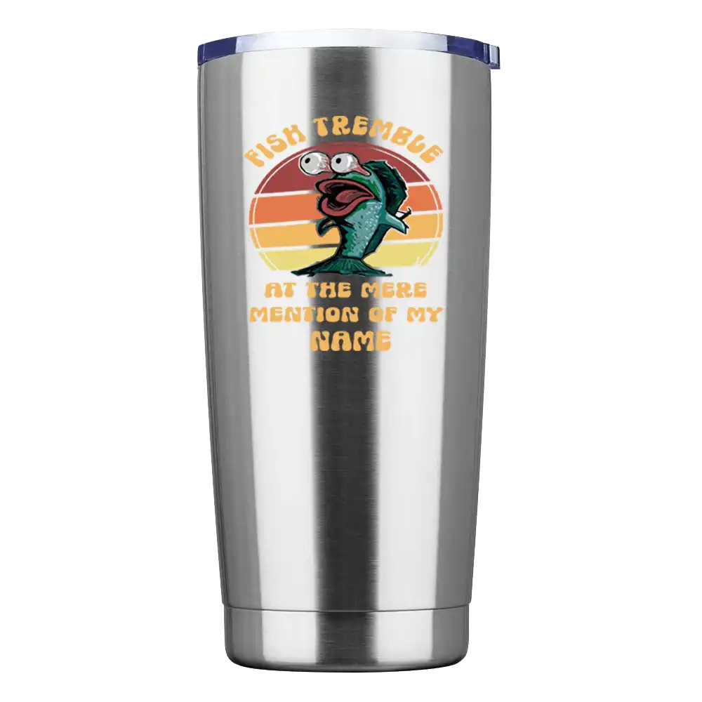 Fish Tremble 20oz Insulated Vacuum Sealed Tumbler