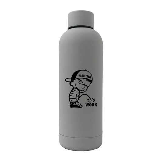 Fishing And Work 17oz Stainless Rubberized Water Bottle