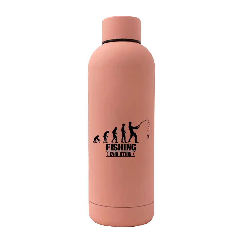 Fishing Evolution 17oz Stainless Rubberized Water Bottle