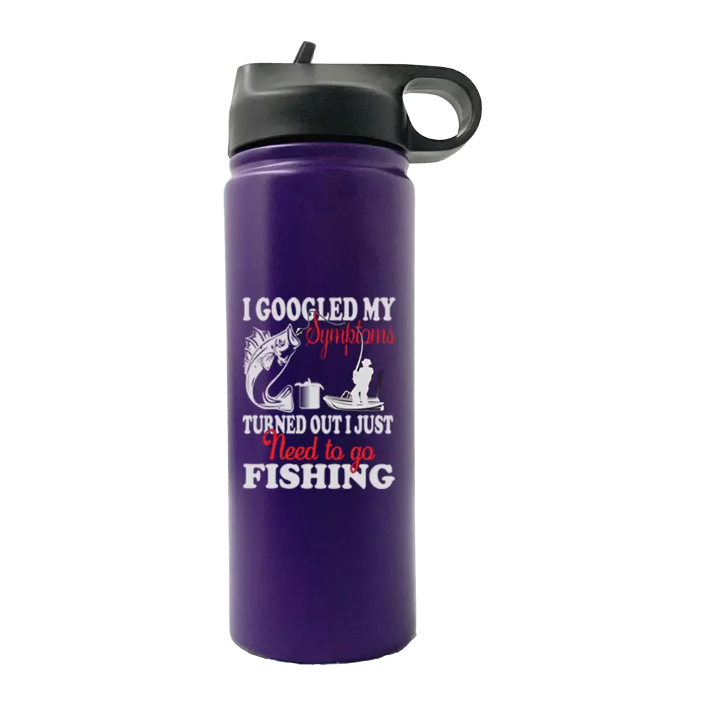 Fishing Symptoms 20oz Sport Bottle
