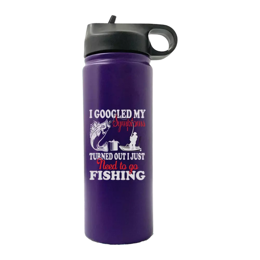 Fishing Symptoms 20oz Sport Bottle