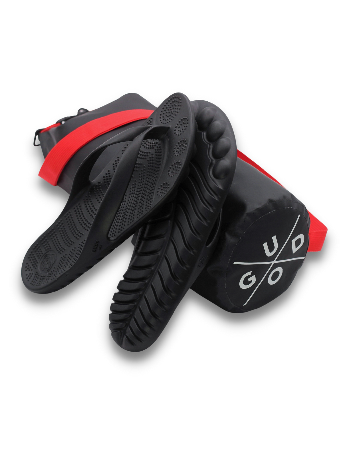 Pirate Black Flip-Flops + Drybag