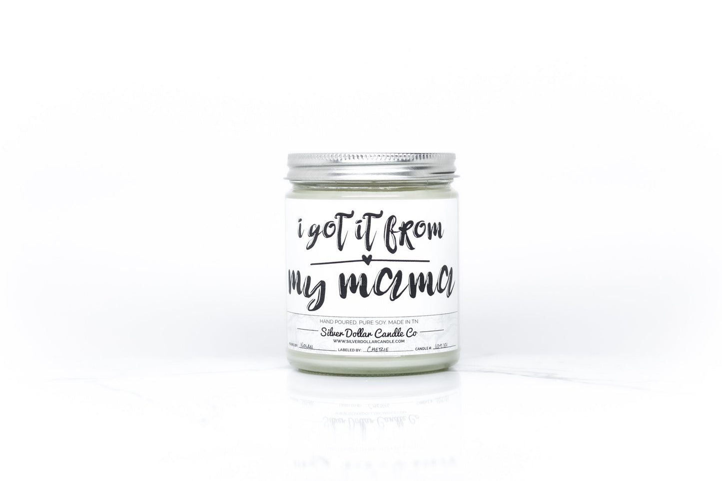 'I got it from my mama' Mom Candle - Sweet Honey & Ginger Scent,