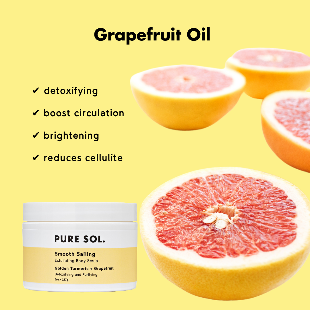 PURE SOL. Beauty Smooth Sailing Golden Turmeric + Grapefruit Detox