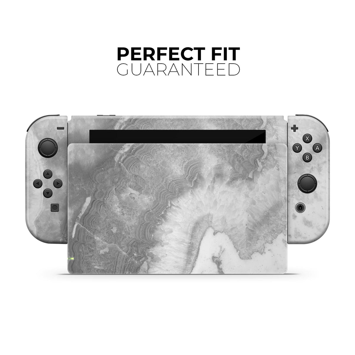 Gray Slate Marble V26 - Vinyl Skin Wrap for Nintendo Switch 2, OLED,