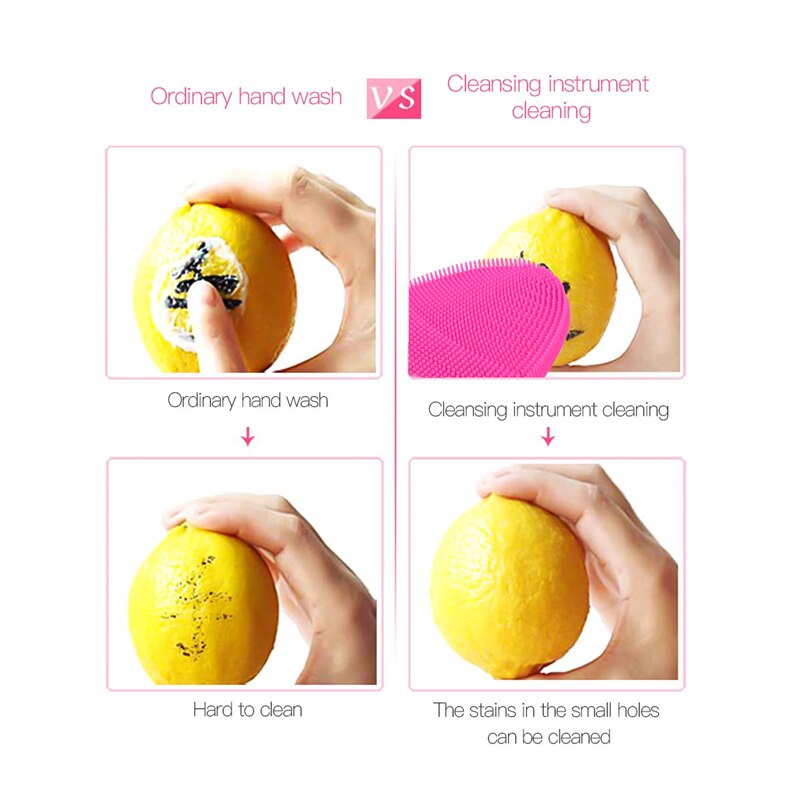 Massager For Face Electric Facial Cleansing Brush Make Up Remover