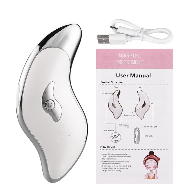 Guasha Face Lifting Tool Skin Care Massage Electric Facial Body