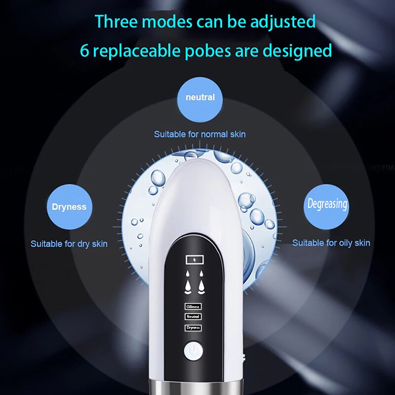 Small Bubble Blackhead Remover Vacuum Nose Pore Cleaner with USB