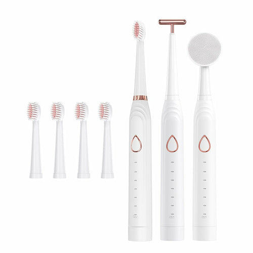 7 in 1 Electric Toothbrush Sonic Vibration 6 Modes USB
