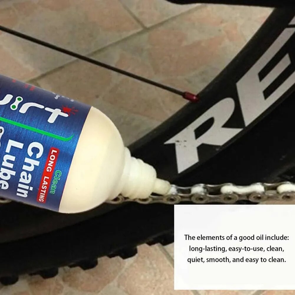 120ML Bicycle Waxy Maintenance Oil Squirt Road MTB Bike Waxy Dry Chain