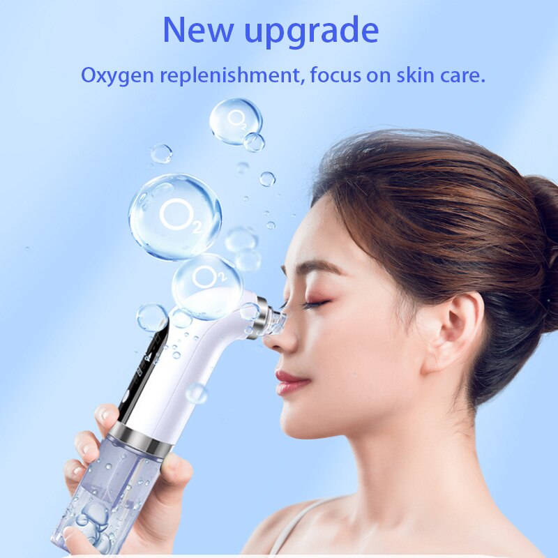 Small Bubble Blackhead Remover Vacuum Nose Pore Cleaner with USB