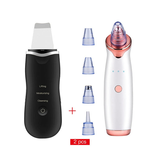 Ultrasonic Skin Scrubber Facial Cleaning Peeling Shovel Lifting
