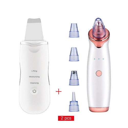 Ultrasonic Skin Scrubber Facial Cleaning Peeling Shovel Lifting