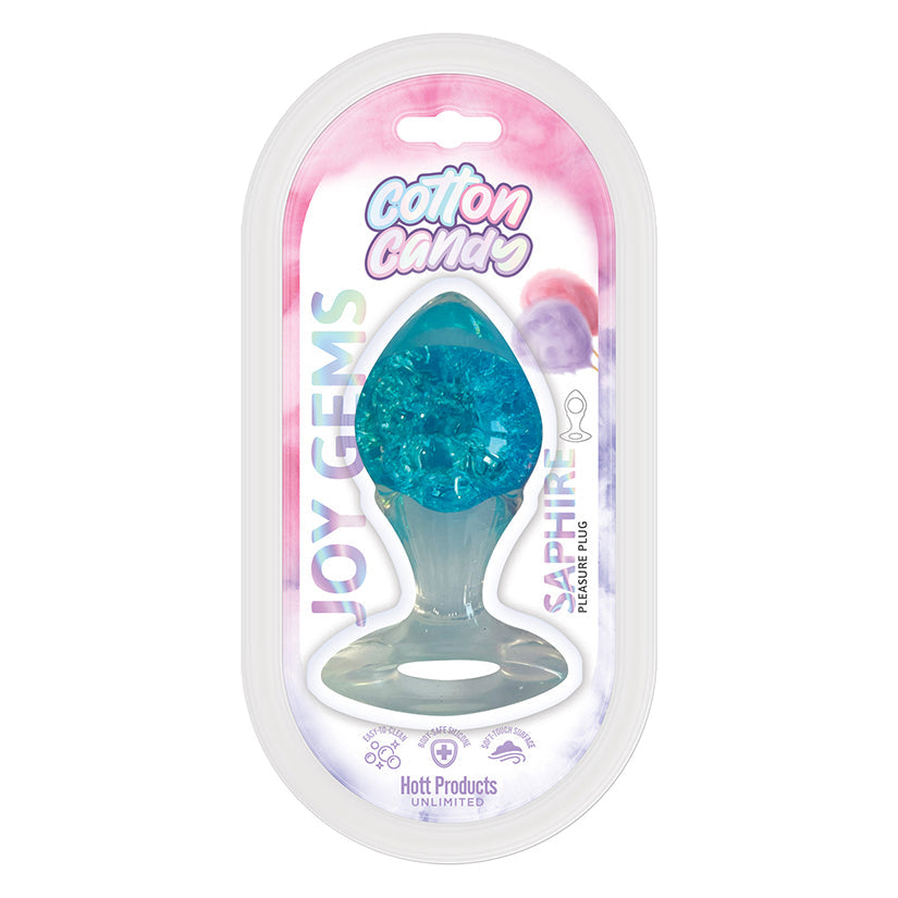 Cotton Candy Joy Gems Saphire Silicone Plug
