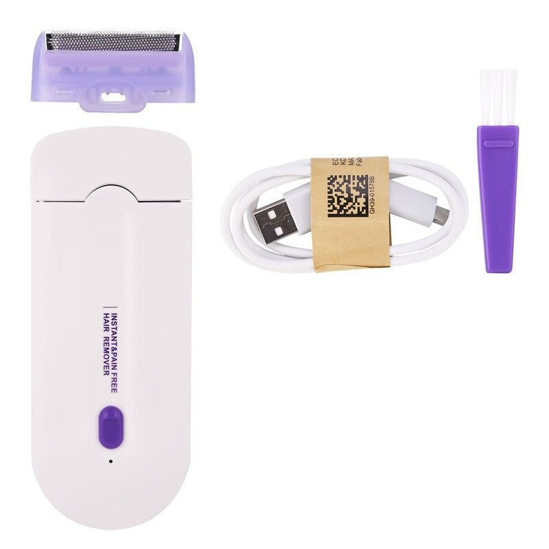 Electric Rechargeable Sense-Light Technology Painless Hair Removal