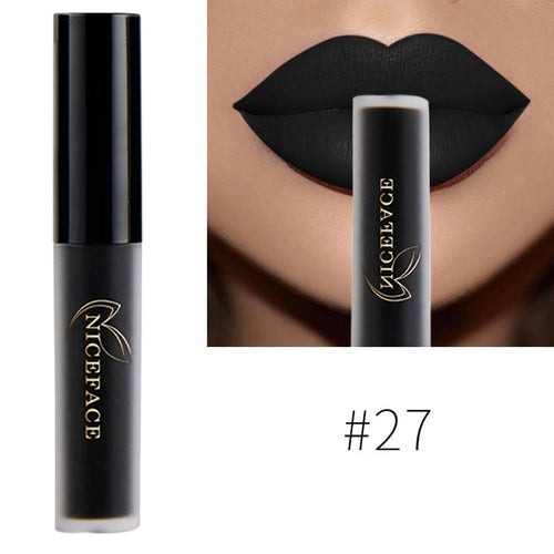 NICEFACE Matte Liquid Lipstick Waterproof Long Lasting Lip Gloss Tint